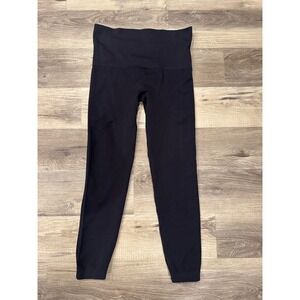 SPANX Womens Black High Waisted Seamless Leggings Comfort Control Size XL TG